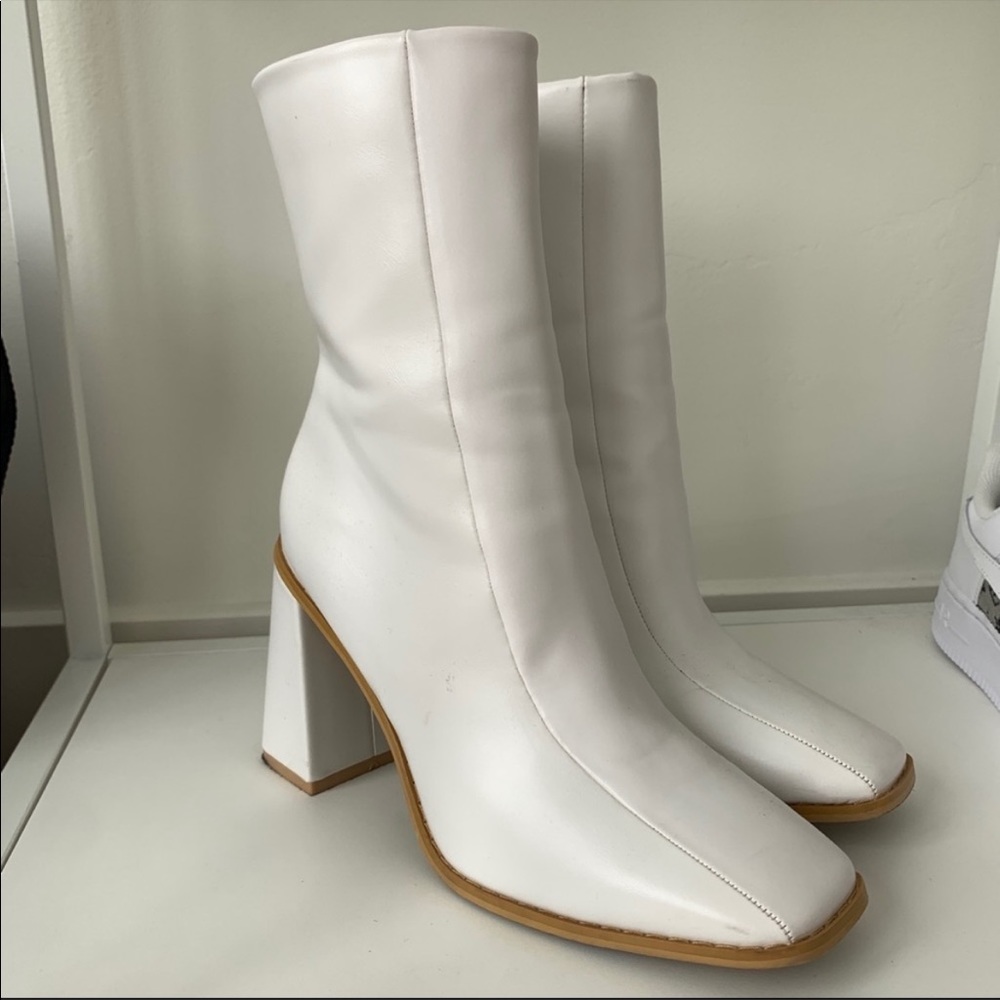 White boots
